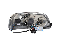 ANZO 1997.5-2003 Ford F-150 Projector Headlights w/ Halo Chrome 1pc