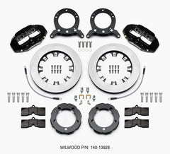 Wilwood D8 Front Hat Kit 12.19in Rotor 76-77 Ford Bronco Dana 44 w/Lines