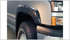 Bushwacker 07-07 Chevy Silverado 1500 Classic Fleetside Pocket Style Flares 4pc - Black