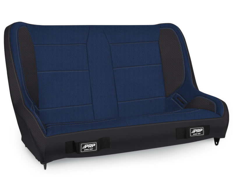 PRP Jeep Wrangler TJ/LJ/JK Elite Series Rear Bench- Blue