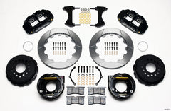 Wilwood Narrow Superlite 4R Rear P-Brk Kit 12.88in Chevy 12 Bolt w/ C-Clips