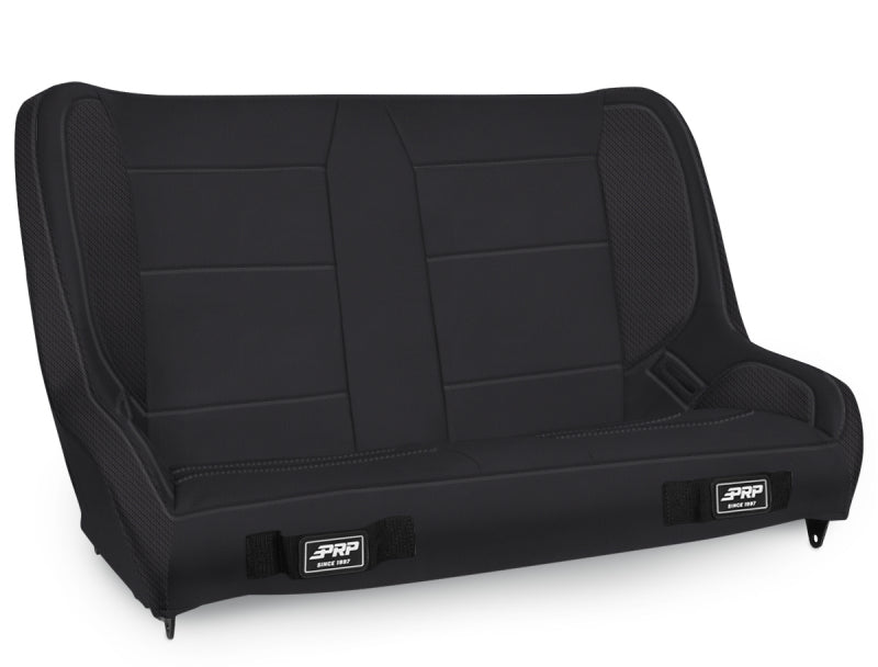 PRP  Jeep CJ-7/Wrangler YJ Elite Series Rear Bench- Black Vinyl