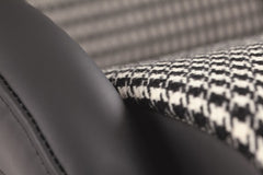 Recaro Classic LS Seat - Black Leather/Classic Checkered Fabric