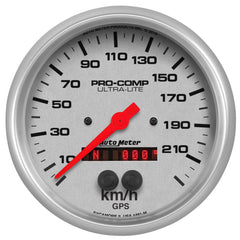 Autometer Ultra-Lite 5in. 225KM/H (GPS) Speedometer Gauge