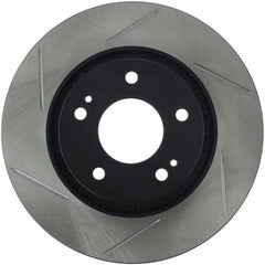 StopTech Power Slot 09-10 Lancer Ralliart Slotted Right Front Rotor