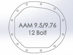aFe Street Series Rear Differential Cover Raw 14-19 Chevrolet Silverado V8 4.3L / 5.3L / 6.2L