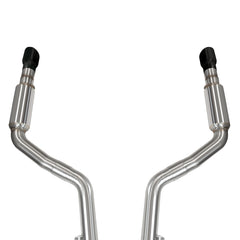 Kooks 2015+ Dodge Charger Hellcat 3in OEM Style Cat-Back Exhaust System 4in Black Slash Cut Tips