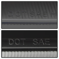 xTune Chevy Silverado 1500/2500 99-02 Bumper Projector Headlights - LED - Black PRO-JH-CSIL99-SET-BK