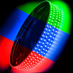 Oracle LED Illuminated Wheel Rings - ColorSHIFT - 15in. - ColorSHIFT No Remote