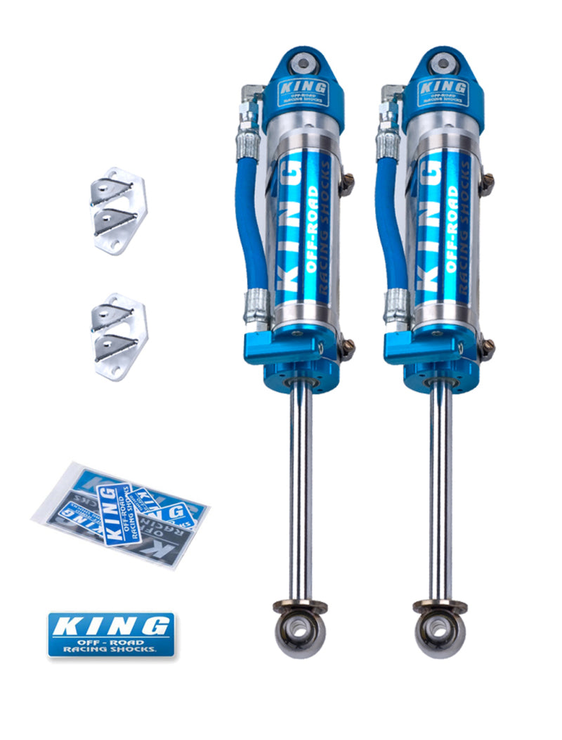 King Shocks 05-10 Toyota Hilux Rear 2.5 Dia Piggy Hose Reservoir Shock (Pair)
