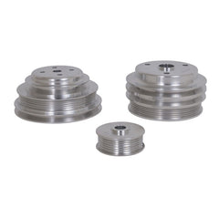 BBK 85-97 GM Truck 305 350 Underdrive Pulley Kit - Lightweight CNC Billet Aluminum (3pc)