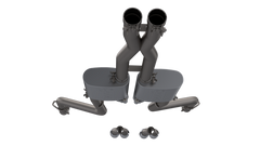 QTP 15-18 Dodge Challenger 6.2L/6.4L 304SS Screamer Cat-Back Exhaust w/3in Tips
