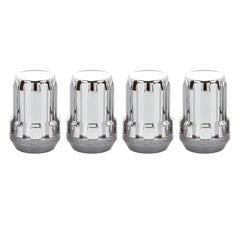McGard SplineDrive Lug Nut (Cone Seat) M12X1.5 / 1.24in. Length (4-Pack) - Chrome (Req. Tool)