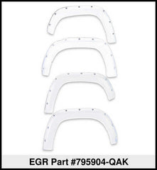 EGR 16+ Nissan Titan XD Bolt-On Look Color Match Fender Flares - Set - Blizzard