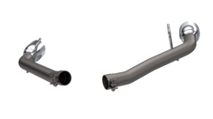 QTP 10-13 Chevrolet Camaro SS 6.2L 304SS Eliminator Muffler Delete Axle Back Exhaust w/4.5in Tips