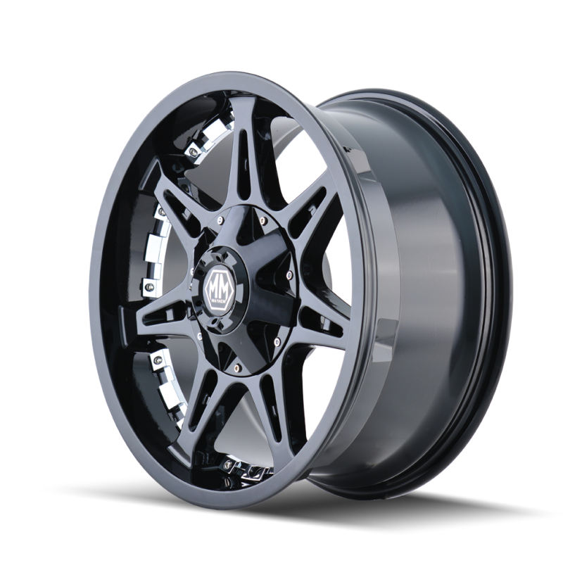 Mayhem 8060 Missile 18x9 / 8x165.1 BP / 18mm Offset / 130.8mm Hub Black Wheel