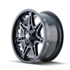 Mayhem 8060 Missile 18x9 / 8x180 BP / 18mm Offset / 124.1mm Hub Black Wheel