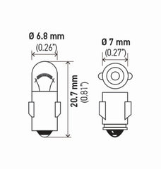 Hella Bulb 3898 12V 2W Ba7S T2 (2)