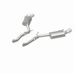 MagnaFlow Axle-Back Stainless Dual Split 4in Polished Tips 10-15 Chevrolet Camaro Convert. 3.6L V6