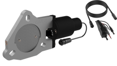 QTP 3in Bolt-On QTEC Electric Cutout Valve - Single