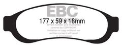 EBC 05-07 Ford F350 (inc Super Duty) 5.4 DRW 2WD Yellowstuff Rear Brake Pads