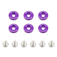 Mishimoto Small Fender Washer Kit (6pcs) - Purple