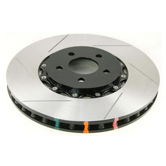 DBA 05-10 Ford Mustang GT V8 Shelby Edition Front Slotted 5000 Series 2 Piece Rotor w/ Black Hat
