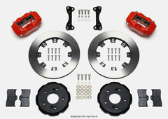 Wilwood Forged Dynalite Front Hat Kit 12.19in Red 02-06 Acura RSX-5 Lug