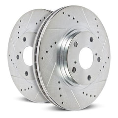Power Stop 2021 Lincoln Corsair Front Drilled & Slotted Rotor (Pair)