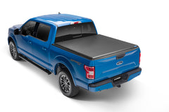 Lund 02-17 Dodge Ram 1500 Fleetside (8ft. Bed) Hard Fold Tonneau Cover - Black