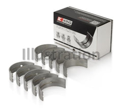 King General Motors Duramax Diesel 0.040in O/S Main Bearing Set