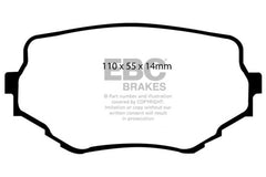 EBC 99-05 Suzuki Grand Vitara 2.5 Greenstuff Front Brake Pads