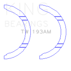 King Toyota 1AZFE/2AZFE Thrust Washer Set