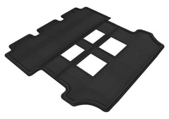 3D MAXpider 2011-2017 Honda Odyssey EX Kagu 2nd Row Floormats - Gray