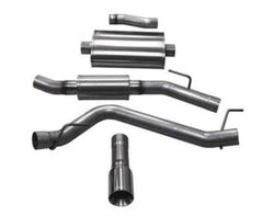 Corsa 2020 Jeep Gladiator JT 3.0in Cat-Back Single Touring Side Exit w/ 4.0in Polished Tip