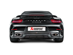 Akrapovic 14-15 Porsche 911 Turbo/Turbo S (991) Rear Carbon Fiber Diffuser - Matte