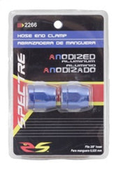 Spectre Magna-Clamp Hose Clamps 3/8in. (2 Pack) - Blue