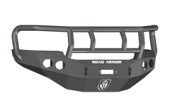 Road Armor 11-14 GMC 2500 Stealth Front Winch Bumper w/Titan II Guard - Tex Blk