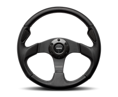 Momo Jet Steering Wheel 350 mm -  Black AirLeather/Black Spokes