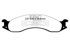 EBC 92-94 Ford Econoline E250 4.9 Yellowstuff Front Brake Pads