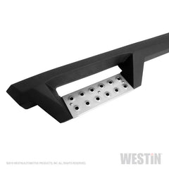 Westin 19-22 Chevrolet Silverado 1500 DC 6.5ft Bed HDX Stainless Drop W2W Nerf Step Bars - Tex. Blk