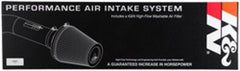 K&N 07-11 Jeep Wrangler V6-3.8L Aircharger Performance Intake Kit
