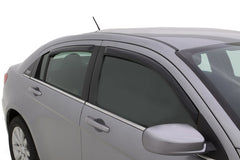 AVS 07-10 Chrysler Sebring Ventvisor In-Channel Front & Rear Window Deflectors 4pc - Smoke