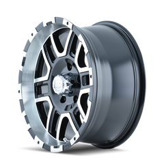 ION Type 179 17x9 / 8x165.1 BP / 0mm Offset / 130.8mm Hub Black/Machined Wheel