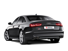 Akrapovic 13-17 Audi S6 Avant/Limousine (C7) Evolution Line Cat Back (Titanium) w/ Carbon Tips