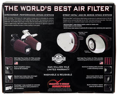 K&N 08-15 Harley Davidson Street Metal High Flow Performance Intake Kit - Black