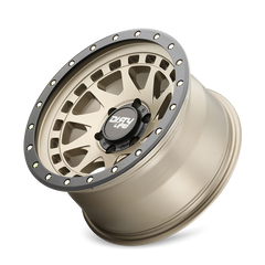 Dirty Life 9311 Enigma Pro 17x9/6x139.7 BP/-38mm Offset/106mm Hub Satin Gold Wheel - Beadlock