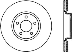 StopTech 2007-2013 Mazda 3 2.3L Cryo Drilled Left Front Brake Rotor