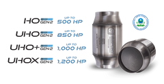 GESI G-Sport 400 CPSI GEN 2 EPA Compliant 2.5in Inlet/Outlet Catalytic Converter-4in x 4in-350-500HP