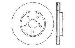 StopTech 02 Lexus ES 250/300/330/350 / 05-07 Toyota Avalon Slotted & Drilled Left Front Rotor